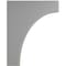 Ekena Millwork 3 1/2"W x 8"D x 10"H Clarksville Wood Vintage Decor Bracket, Pebble Grey BKTWD04X08X10CVPG - alternate 2